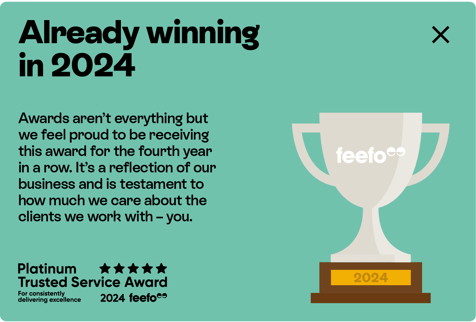 Feefo Award