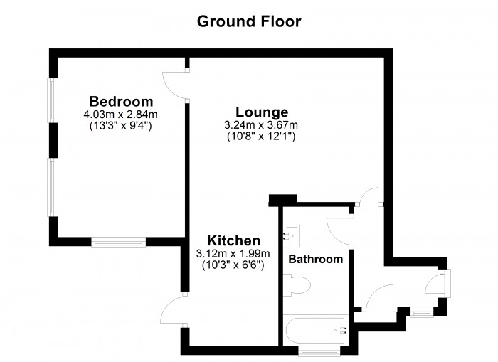 Floorplan for Bounderby Grove, Chelmsford