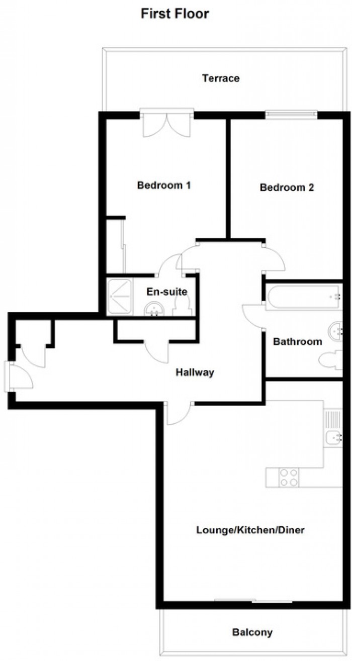 Floorplan for Watson Heights, City Centre, Chelmsford