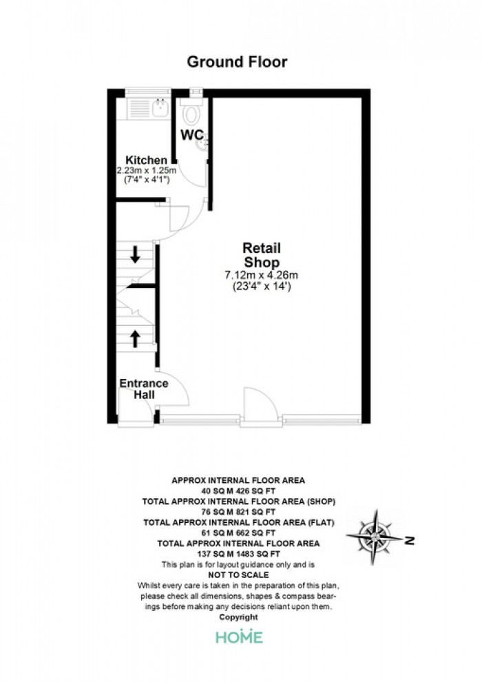 Floorplan for Kings Road, Brentwood