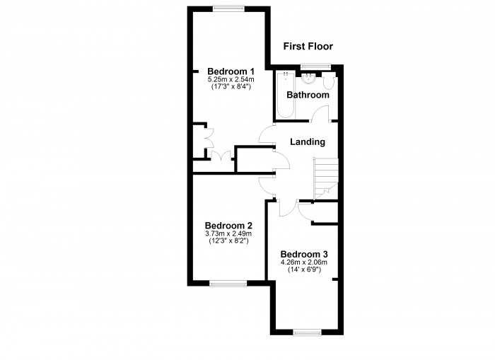 Floorplan for Varden Close, Chelmsford