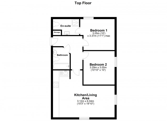 Floorplan for Baddow Road, Chelmsford