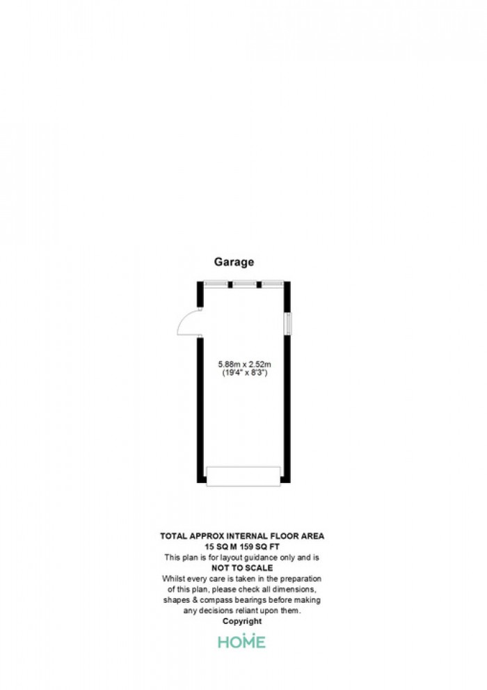 Floorplan for Chelmerton Avenue, Great Baddow, Chelmsford