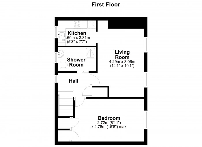 Floorplan for Silcock Close, Colchester, Essex