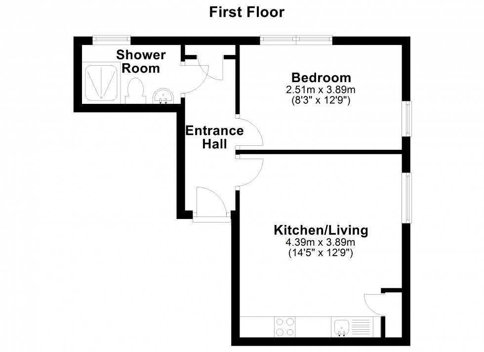 Floorplan for Pavilion House, 45 New Writtle Street, Chelmsford