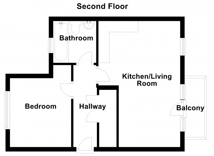 Floorplan for Harrison Lodge, Station Approach, Braintree