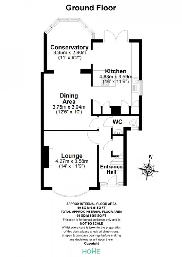 Floorplan for Moulsham Drive, Old Moulsham, Chelmsford