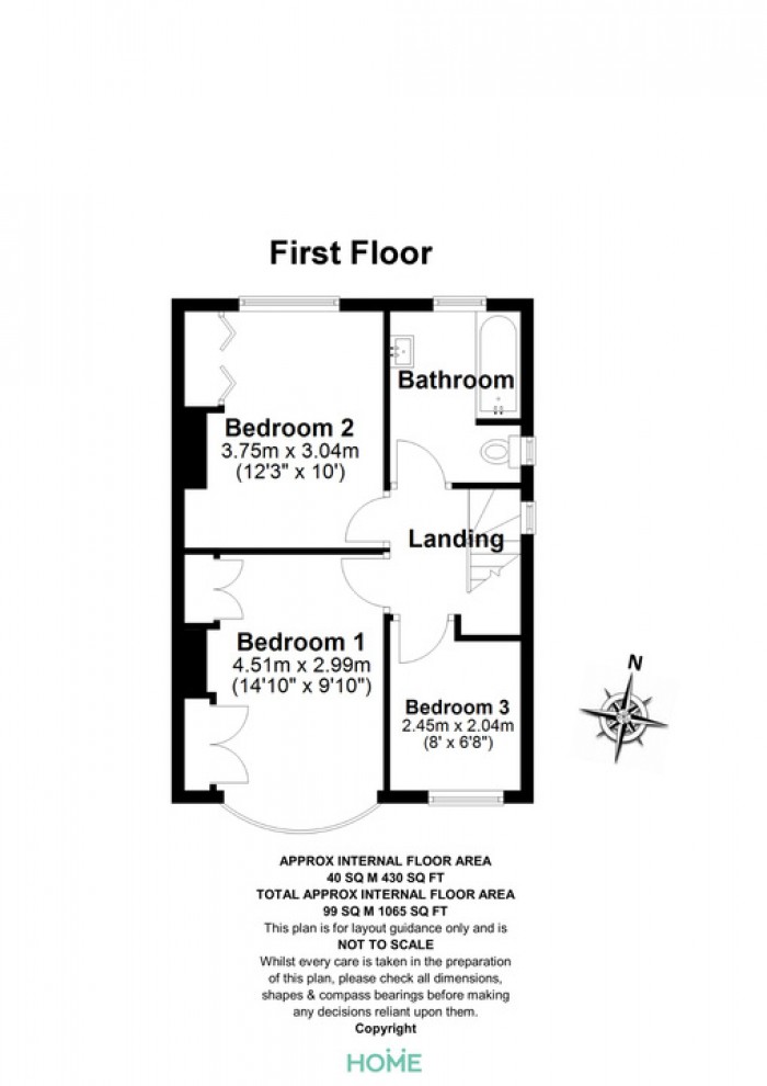 Floorplan for Moulsham Drive, Old Moulsham, Chelmsford