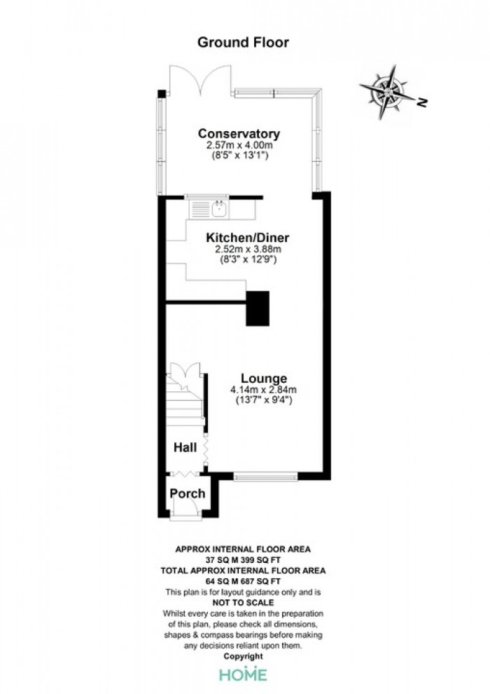 Floorplan for Golding Thoroughfare, Chelmer Village, Chelmsford