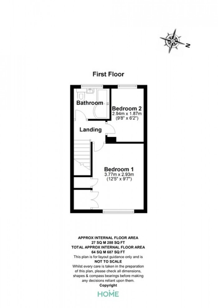 Floorplan for Golding Thoroughfare, Chelmer Village, Chelmsford