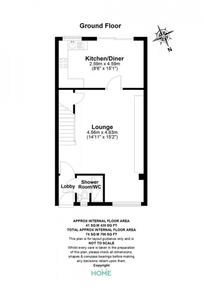 Floorplan for Varden Close, Newlands Spring, Chelmsford