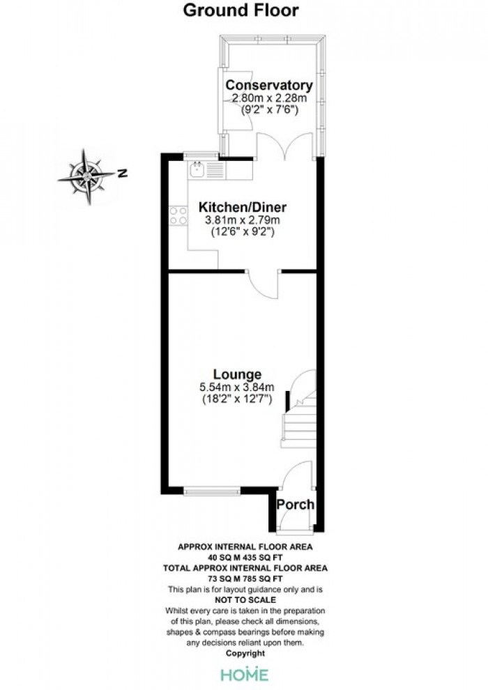 Floorplan for Crushton Place, Chelmsford, Essex