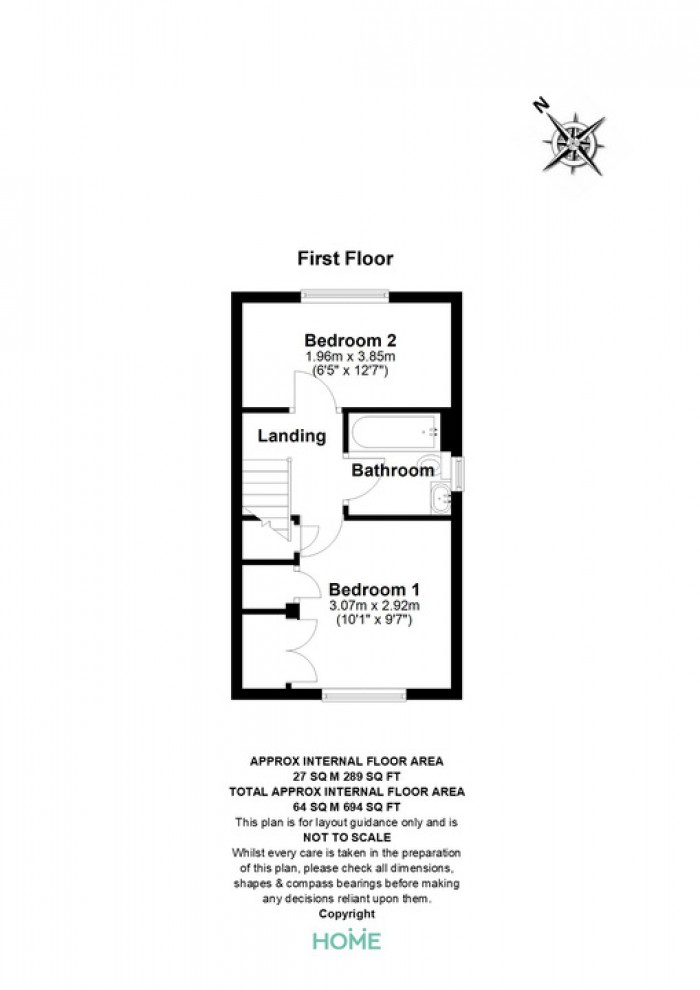 Floorplan for Ramshaw Drive, Chelmer Village, Chelmsford
