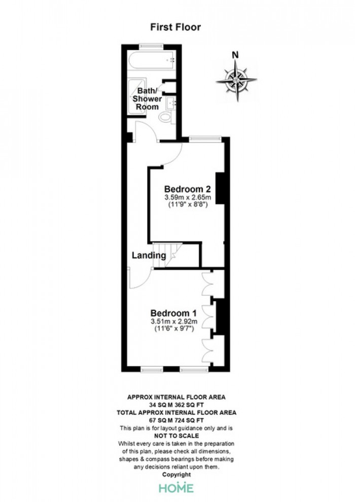 Floorplan for Marconi Road, Chelmsford