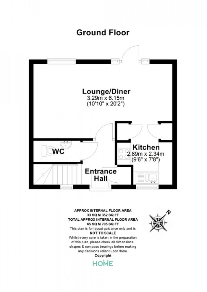 Floorplan for Brook End Road South, Chancellor Park, Chelmsford