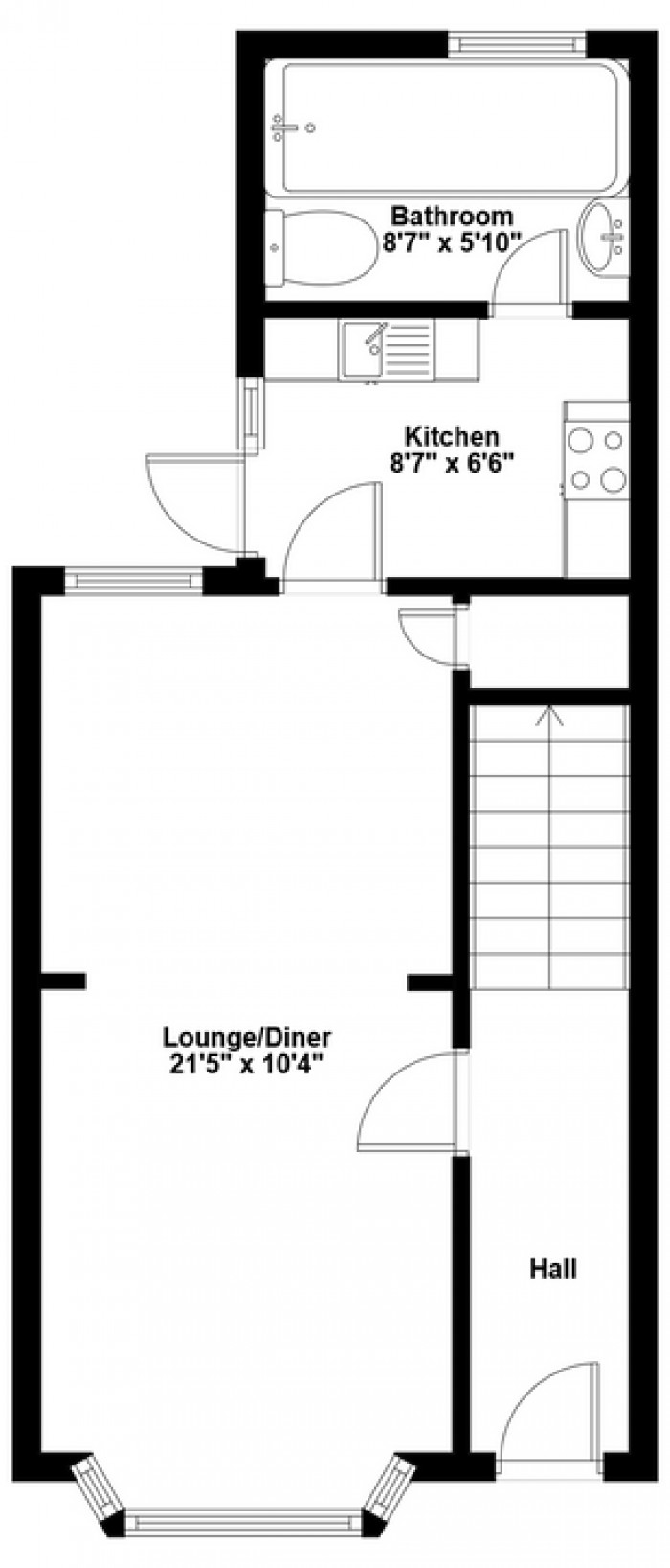 Floorplan for Bishop Road, Chelmsford, Essex
