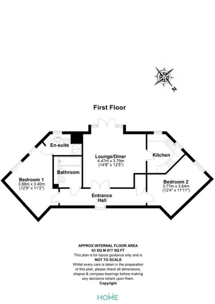 Floorplan for Parkinson Drive, Chelmsford, Essex