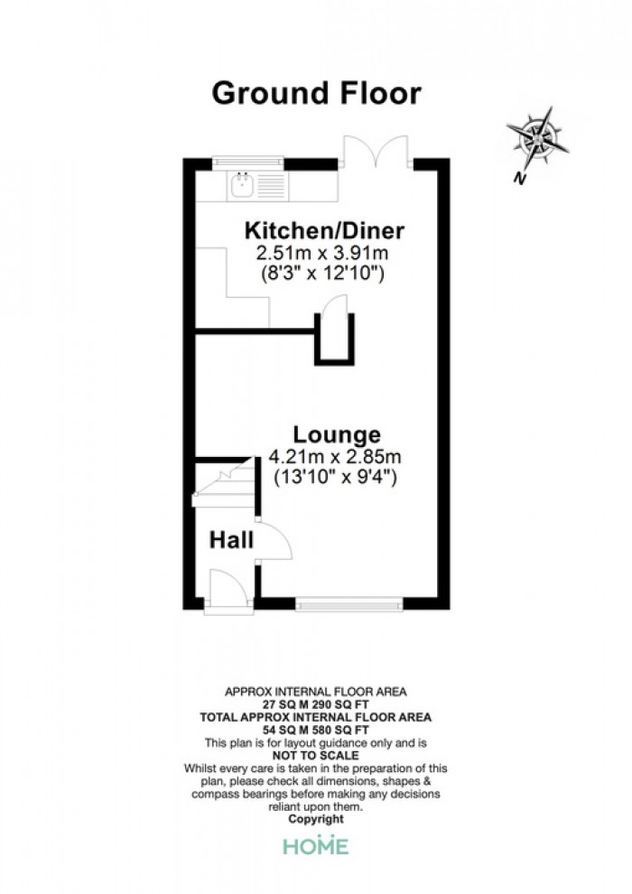 Floorplan for Cook Place, Chelmer Village, Chelmsford