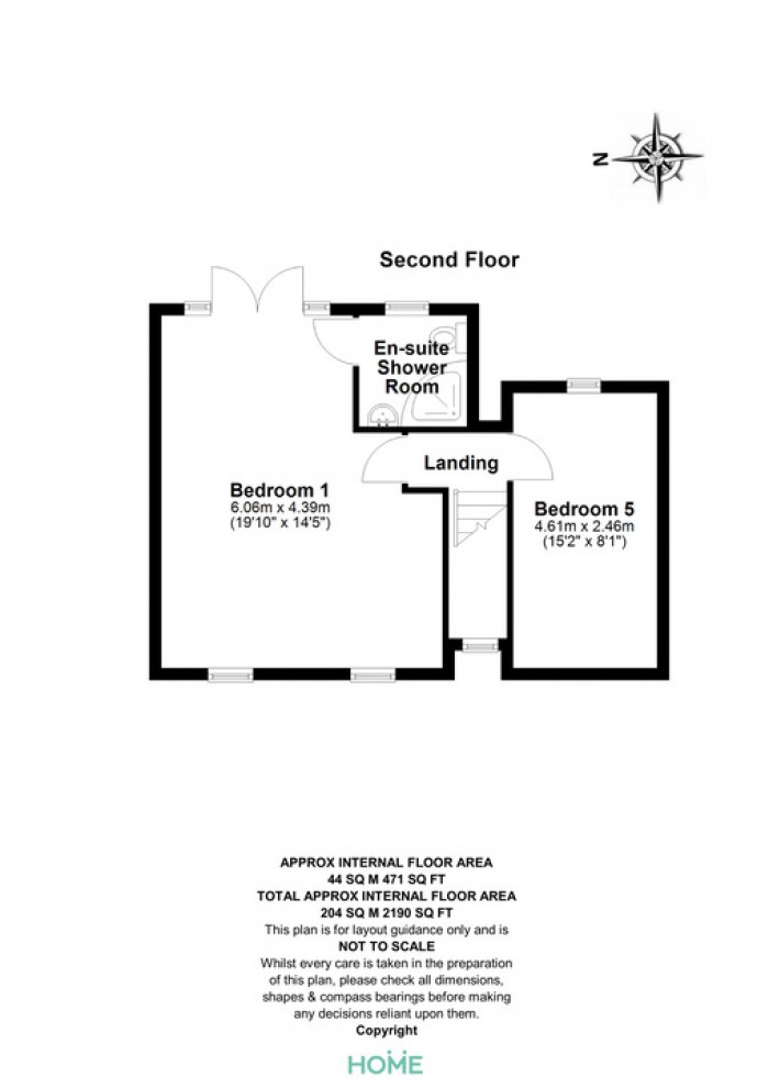 Floorplan for Longstomps Avenue, Chelmsford