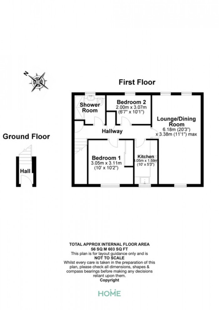 Floorplan for Stanley Rise, Chelmer Village, Chelmsford