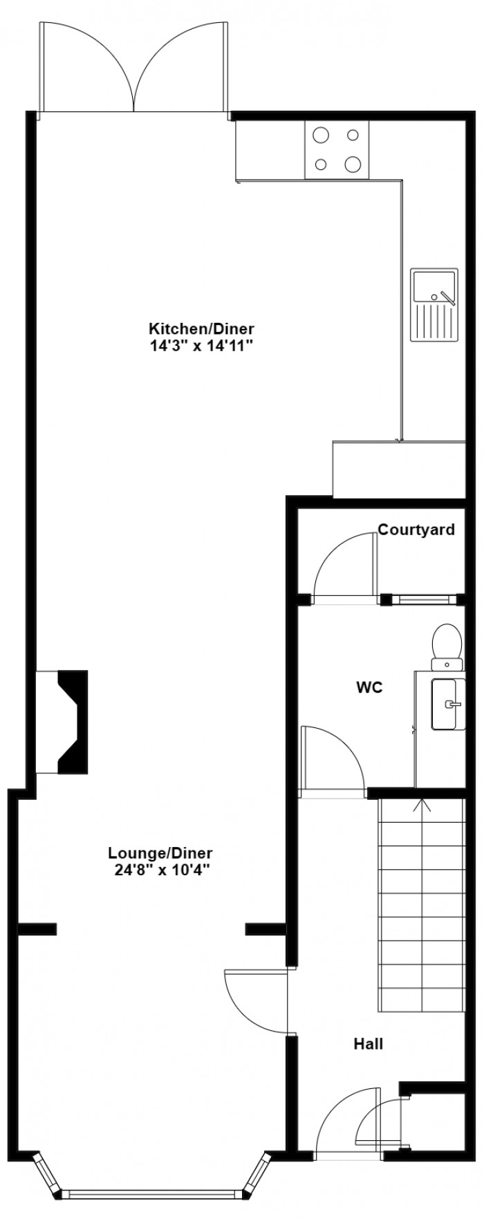 Floorplan for Ashtree Crescent, Chelmsford