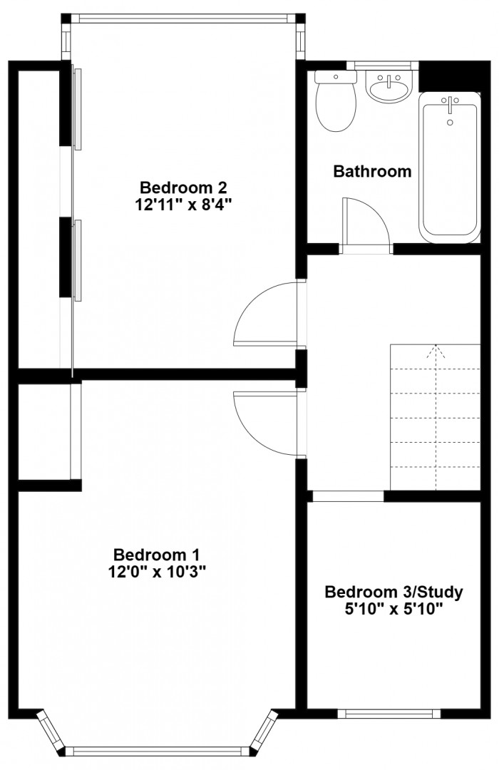 Floorplan for Ashtree Crescent, Chelmsford