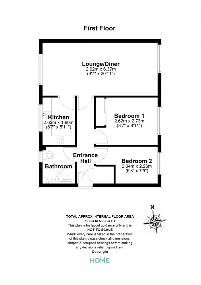 Floorplan for Earlsfield Drive, Chelmer Village, Chelmsford
