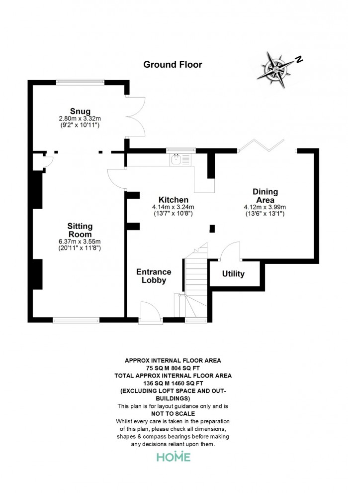 Floorplan for Fanners Green, Great Waltham, Chelmsford