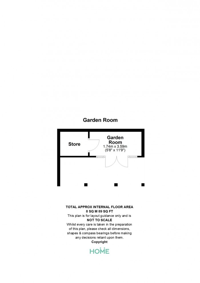 Floorplan for Fanners Green, Great Waltham, Chelmsford