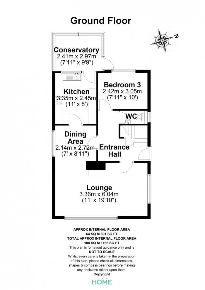 Floorplan for St Johns Avenue, Old Moulsham, Chelmsford