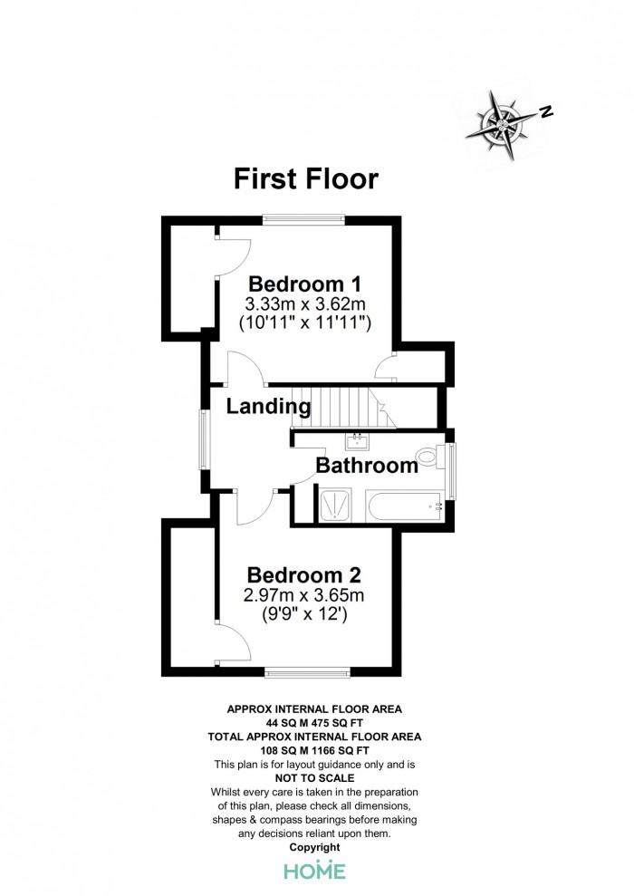 Floorplan for St Johns Avenue, Old Moulsham, Chelmsford