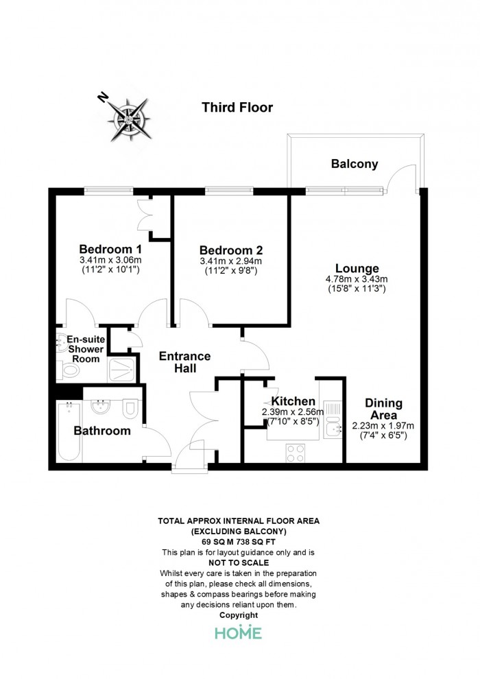 Floorplan for Lynmouth Avenue, Old Moulsham, Chelmsford