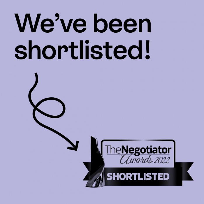 We've been shortlisted!