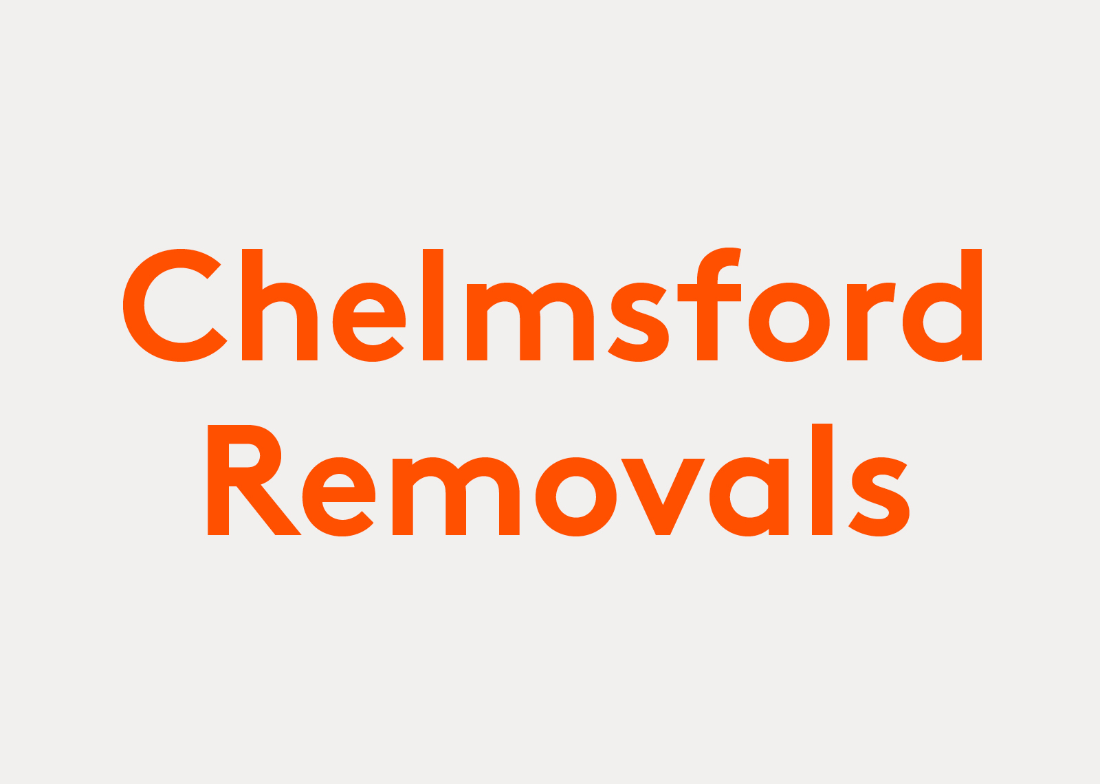 Chelmsford Removals